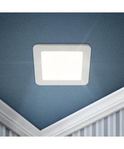 Светильник светодиодный встраиваемый Даунлайт ЭРА LED 2-12-6K Slim панель 12Вт 6500К квадрат