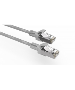 Патч корд ЭРА SIMPLE F/UTP экранированный 1,5 м, категория 5e, серый