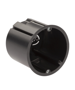 Коробка установочная ЭРА KUP-73-73-m-black для полых стен саморезы металлические лапки черная IP20