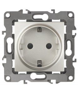 12-2101-15 ЭРА Розетка 2P+E Schuko, 16A-250В, IP20, Эра12, перламутр (10/100/3000)