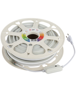 Светодиодная неоновая лента ЭРА N5050 72-IP67-220V-20m-RGB многоцветная