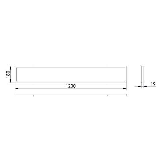 Светильник светодиодный ЭРА SPO-7-40-6K-P (4) 40Вт 6500К 2800Лм IP40 1200x180x19 призма