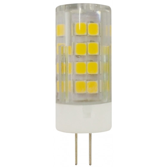 Лампочка светодиодная ЭРА STD LED JC-3,5W-220V-CER-827-G G4 3,5Вт керамика капсула теплый белый свет