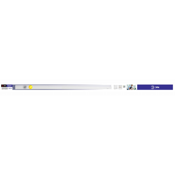 Линейный светодиодный светильник ЭРА LLED-01-14W-6500-W 14Вт 6500K L1024 с выключателем