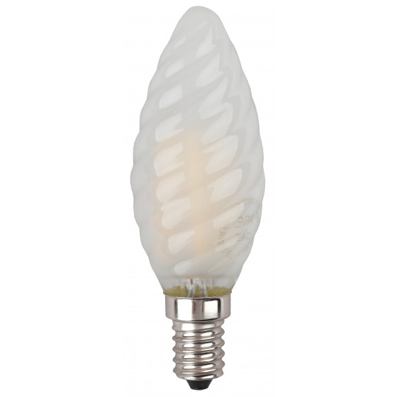 Лампочка светодиодная ЭРА F-LED BTW-5W-840-E14 frost Е14 / Е14 5Вт филамент свеча витая матовая нейтральный свет