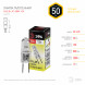 Лампочка галогенная ЭРА GY6.35-JC-50W-12V GY6.35 50Вт капсула теплый белый свет