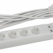 Сетевой фильтр ЭРА  USF-5es-1.5m-USB-W с базовой защитой с заземлением с выключателем 5 розеток 1,5м 2хUSB 10А белый